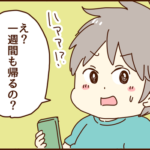 帰省すると夫に伝えるとこんな言葉が返ってきた！